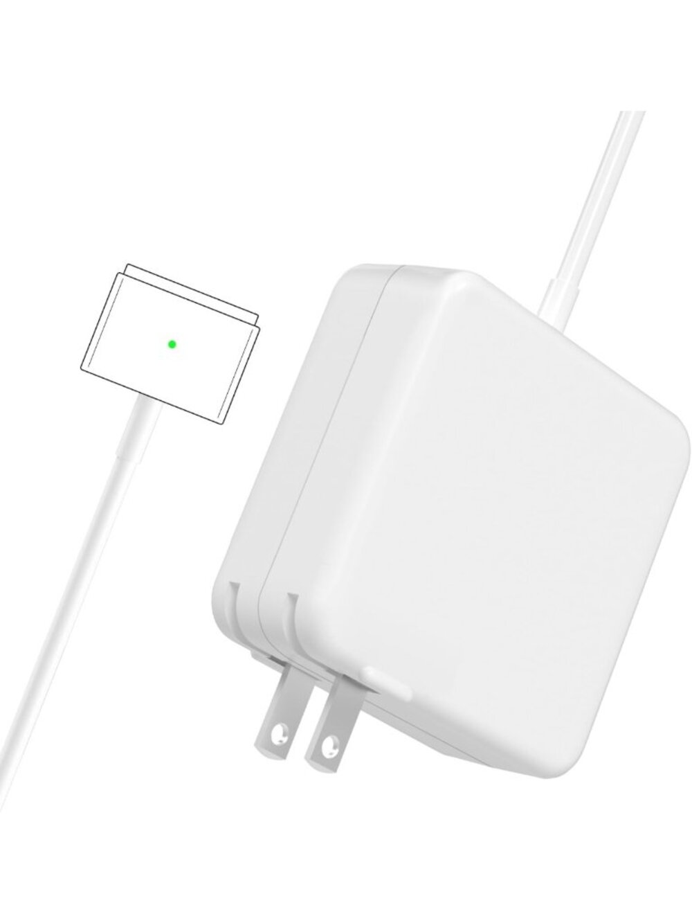 60W Magnetic Power Adapter Charger for MacBook Pro/Air 11/13" Laptops